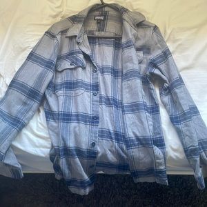 Patagonia blue flannel